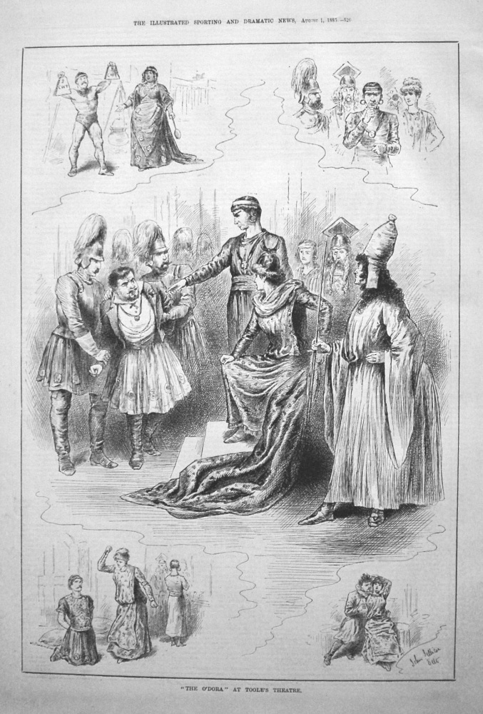 "The O'Dora" at Toole's Theatre. 1885