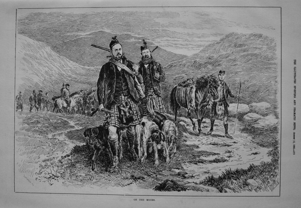 On The Moors. 1885