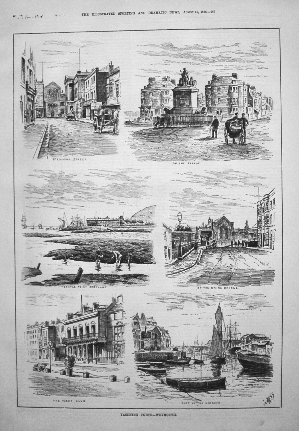 Yachting Ports.- Weymouth. 1885