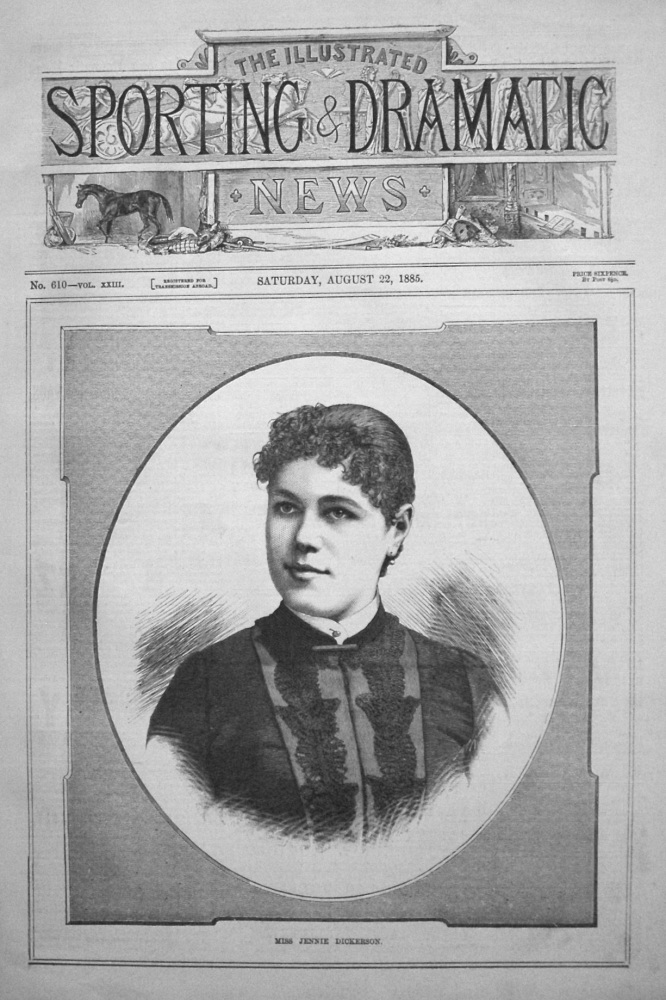 Miss Jennie Dickerson. 1885