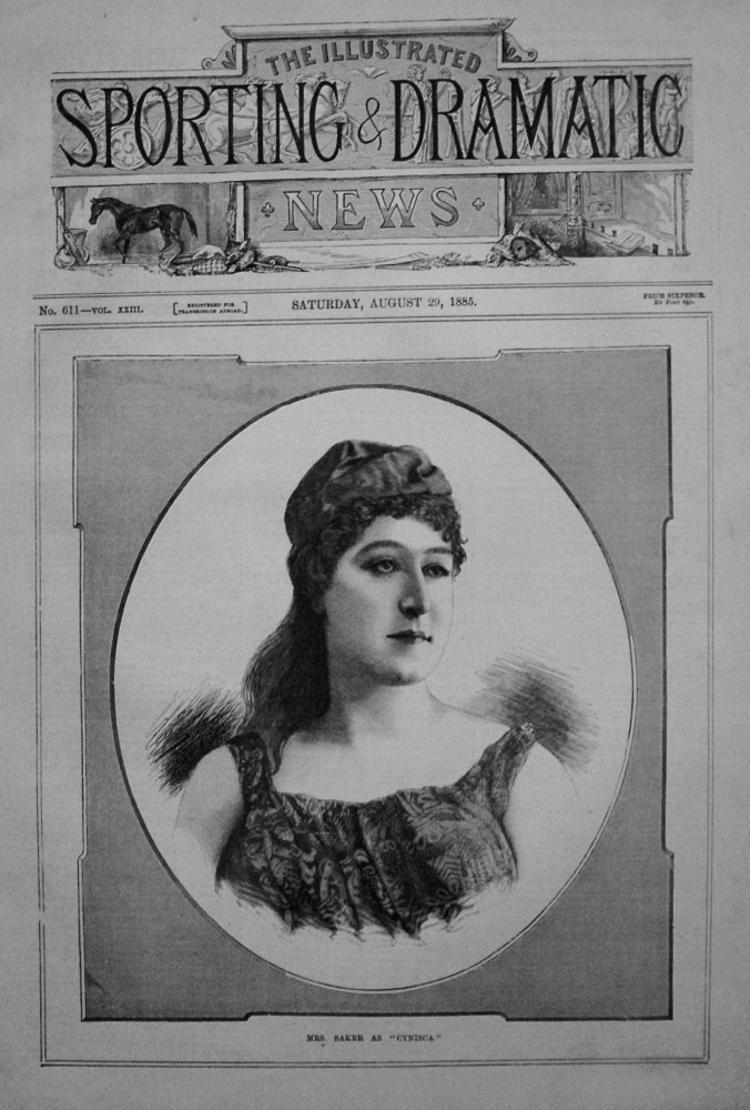 Mrs. Saker as "Cynisca."  1885
