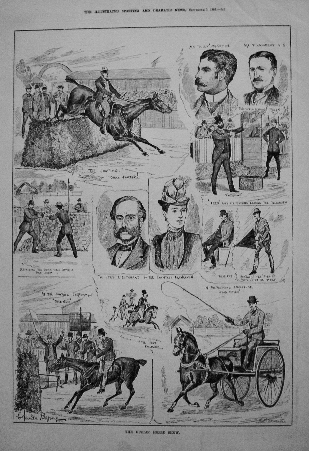 Dublin Horse Show. 1885
