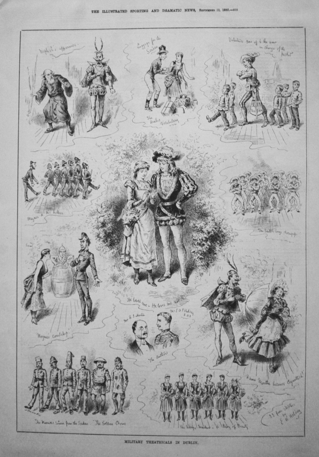 Military Theatricals in Dublin. 1885