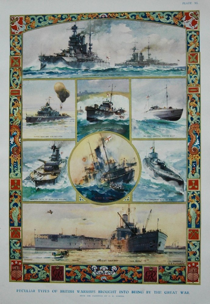 Peculiar Types of British Warships brought into being by the Great War.
