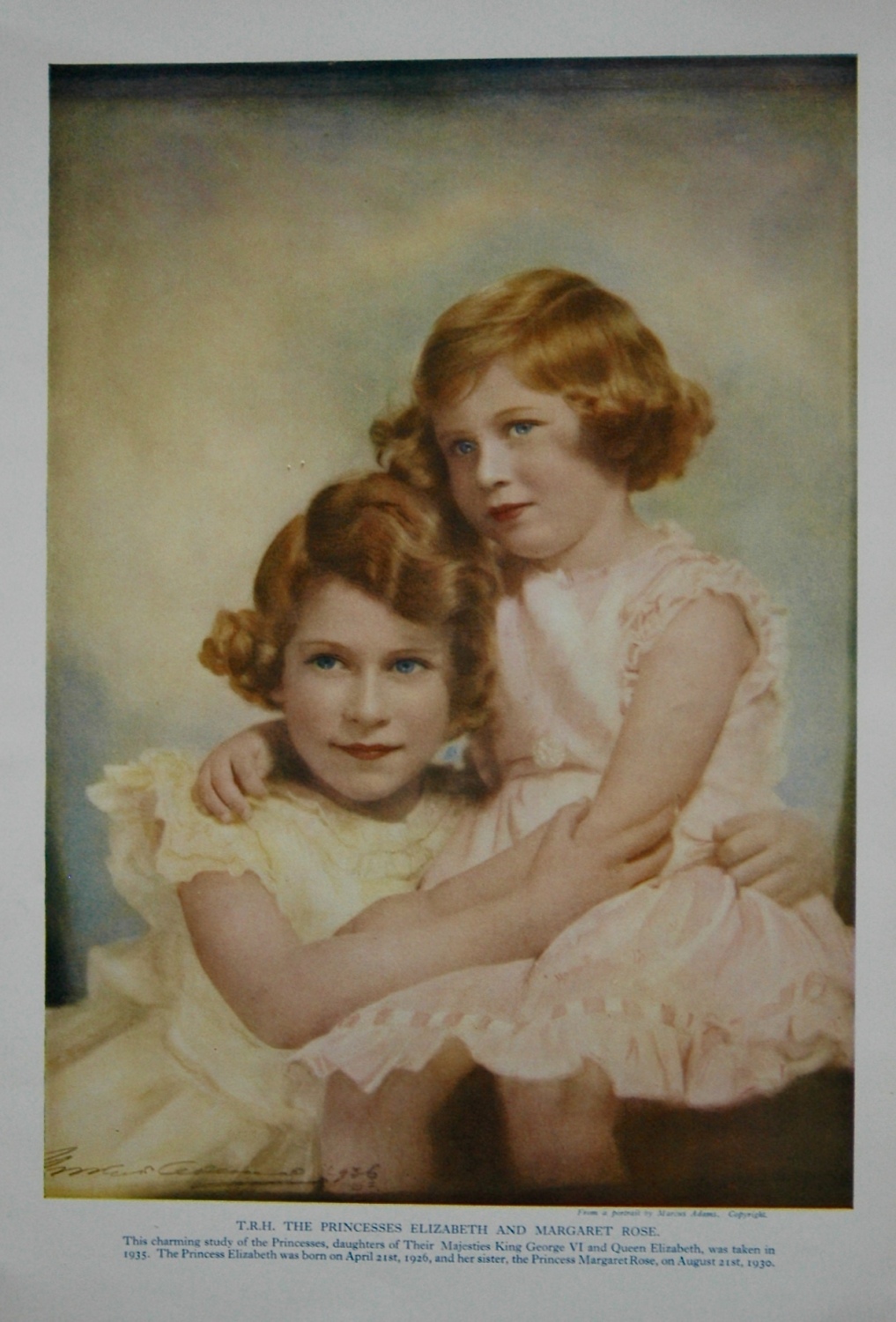 T.R.H. The Princesses Elizabeth and Margaret Rose.
