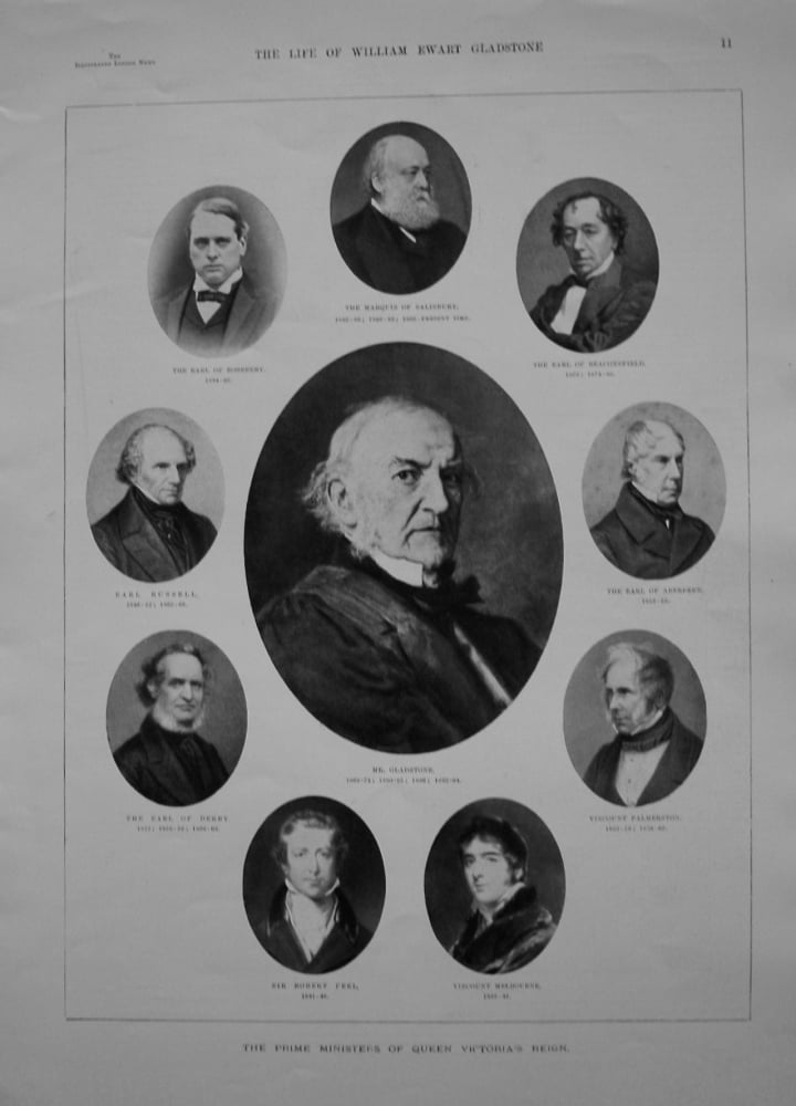 Prime Ministers of Queen Victoria's Reign. 