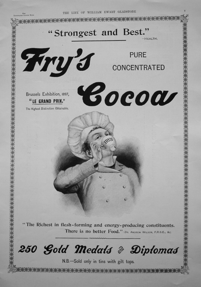 Fry's Cocoa. 1898
