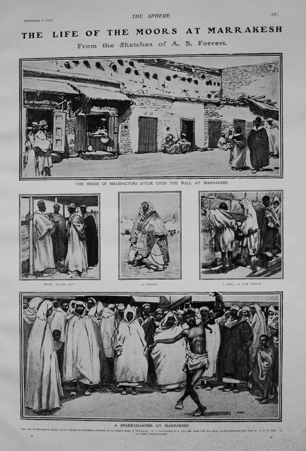 The Life of the Moors at Marrakesh. 1907