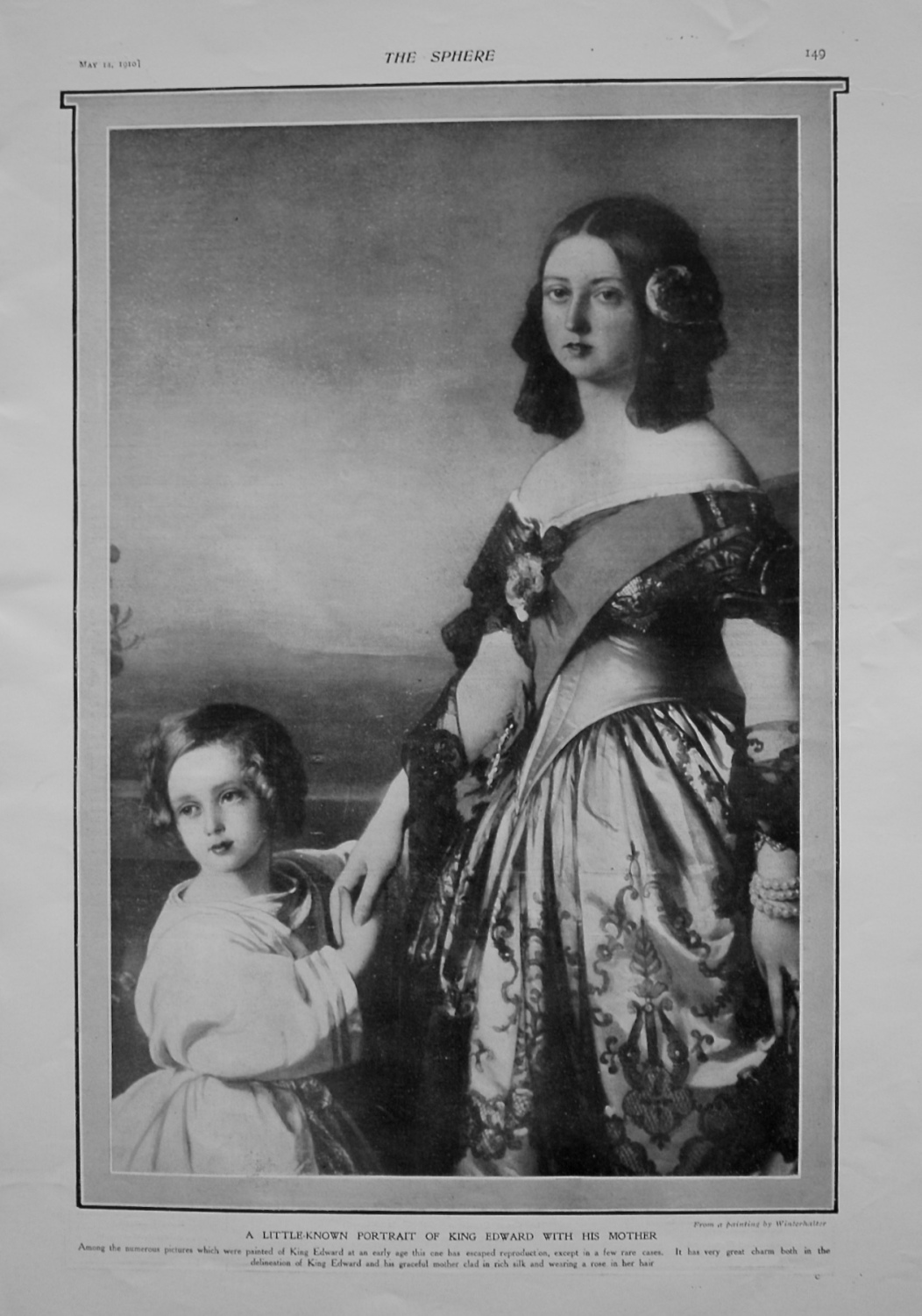 A Little-known Portrait of King Edward with His Mother. 
