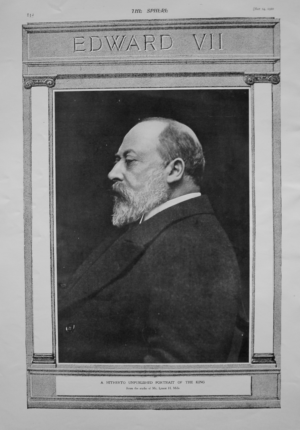 Edward VII. (A Hitherto Unpublished Portrait of the King).