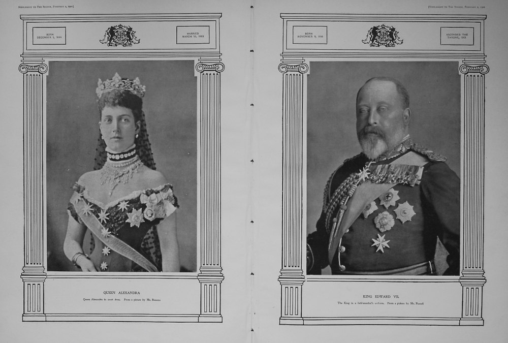 Queen Alexandra & King Edward VII.