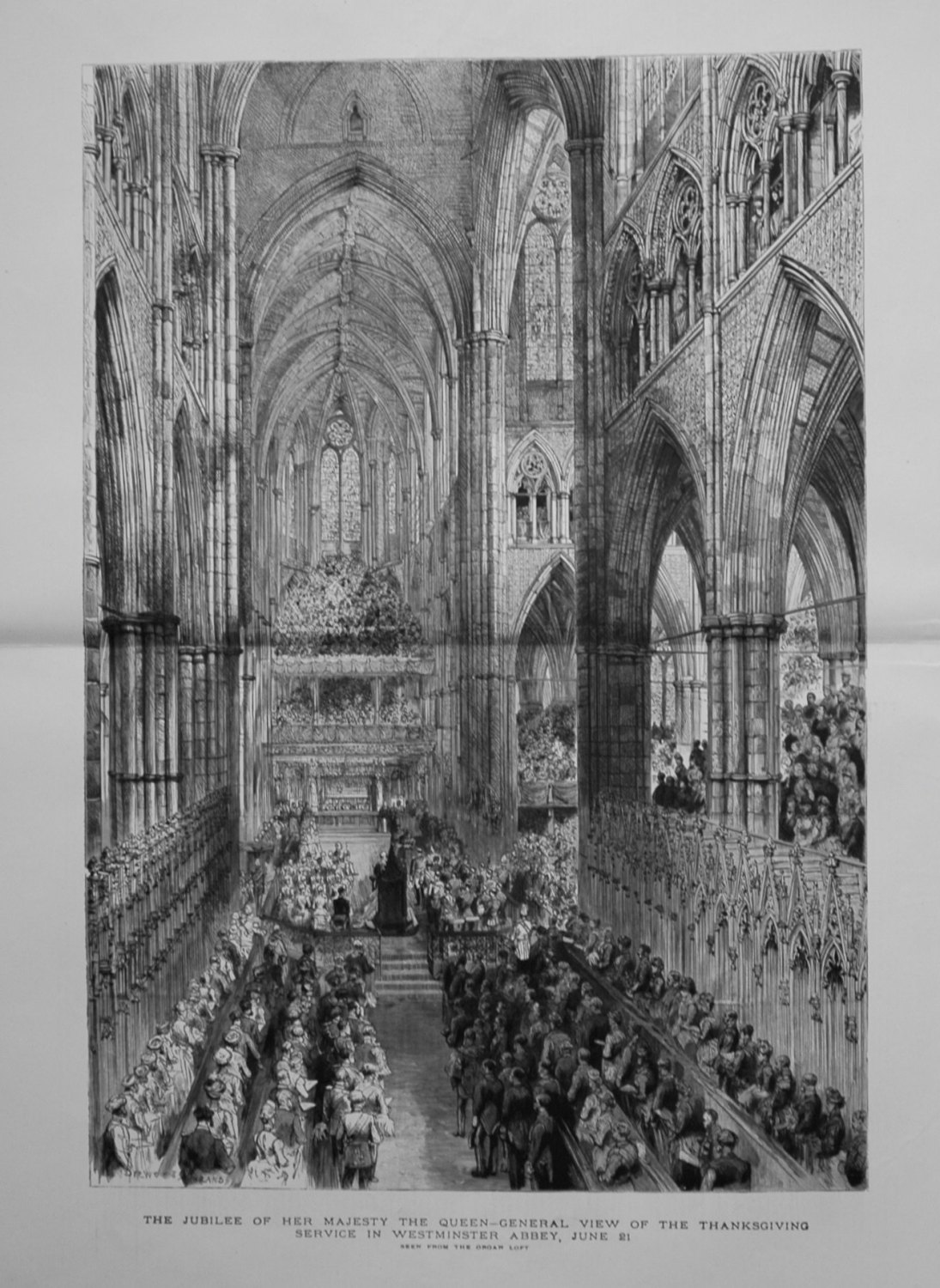 The Jubilee of Her Majesty the Queen - General View of the Thanksgiving Ser
