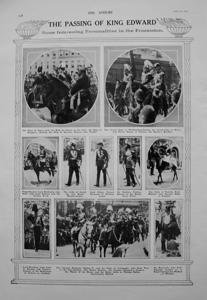 The Passing of King Edward : Some interesting Personalities in the Procession. 1910