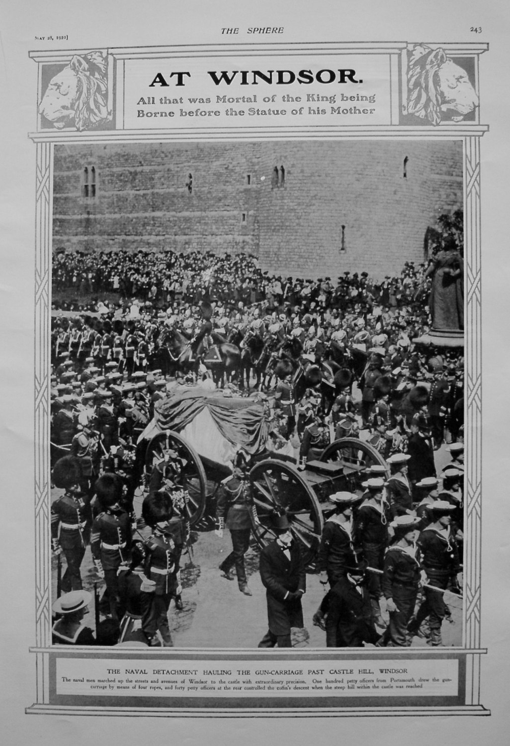 At Windsor. (Funeral of King Edward VII) 1910