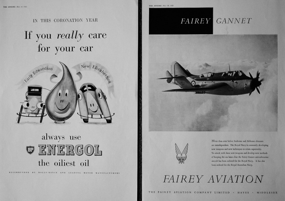 Fairey Aviation. BP (Energol).