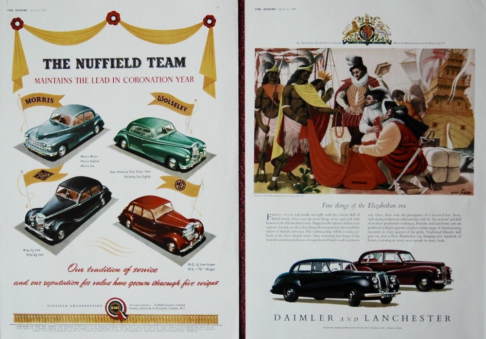 Daimler Motor Co. and the Nuffield Co. 1953