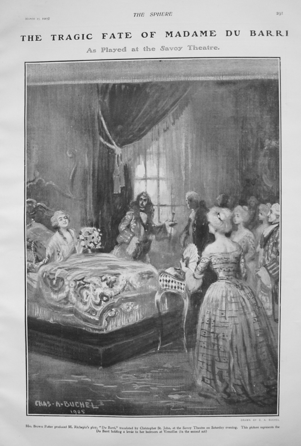 Tragic Fate of Madame Du Barri : As Played at the Savoy Theatre. 1905