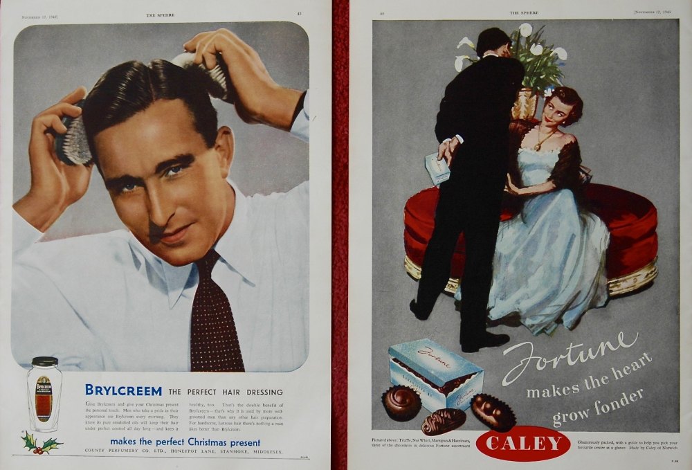Brylcreem, and Fortune Chocolates.
