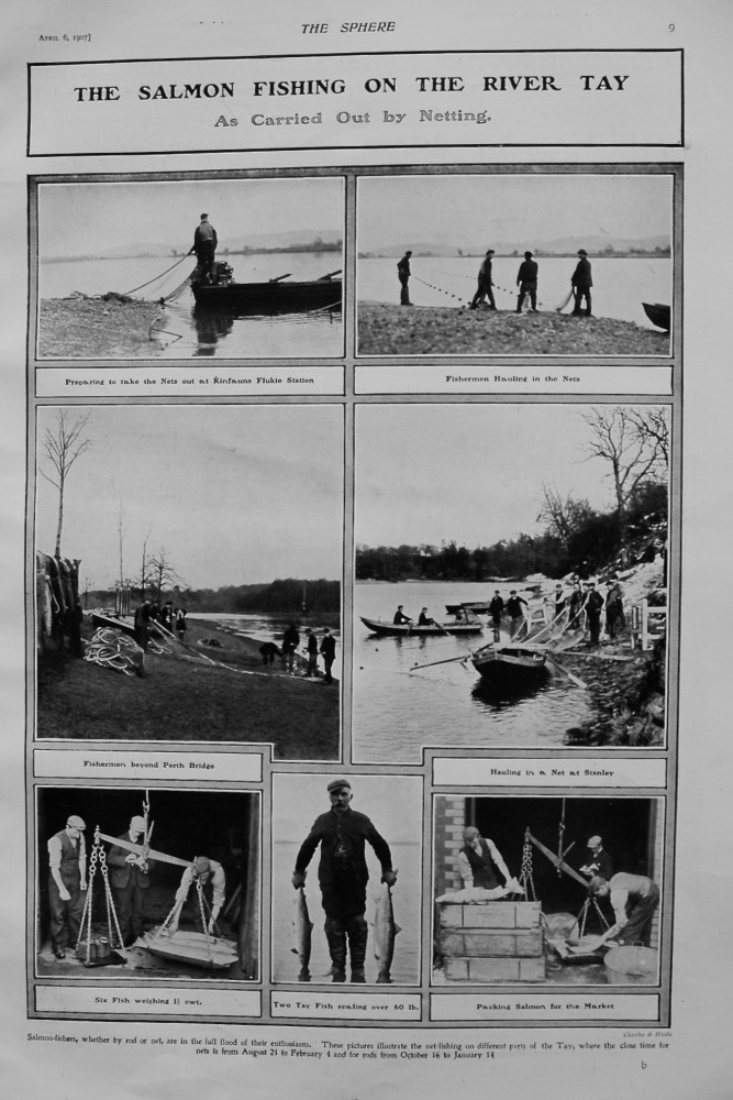 Salmon Fishing on the River Tay : As Carried Out by Netting. 1907