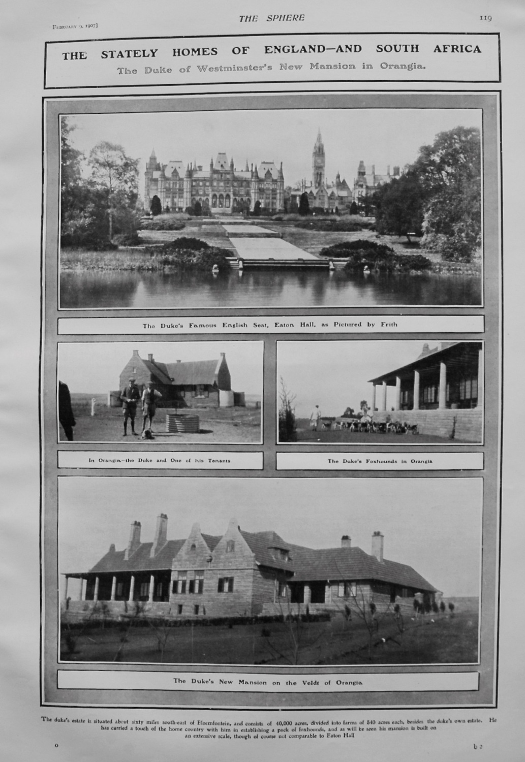 The Stately Homes of England-And South Africa : The Duke of Westminster's N