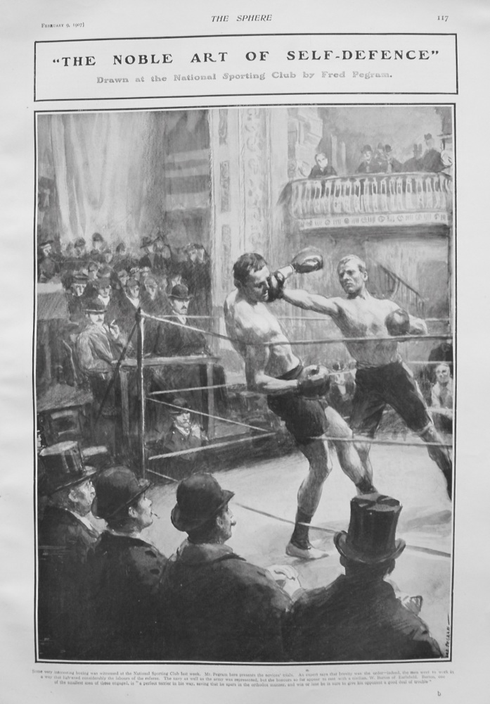 "The Noble Art of Self-Defence" (Boxing). 1907