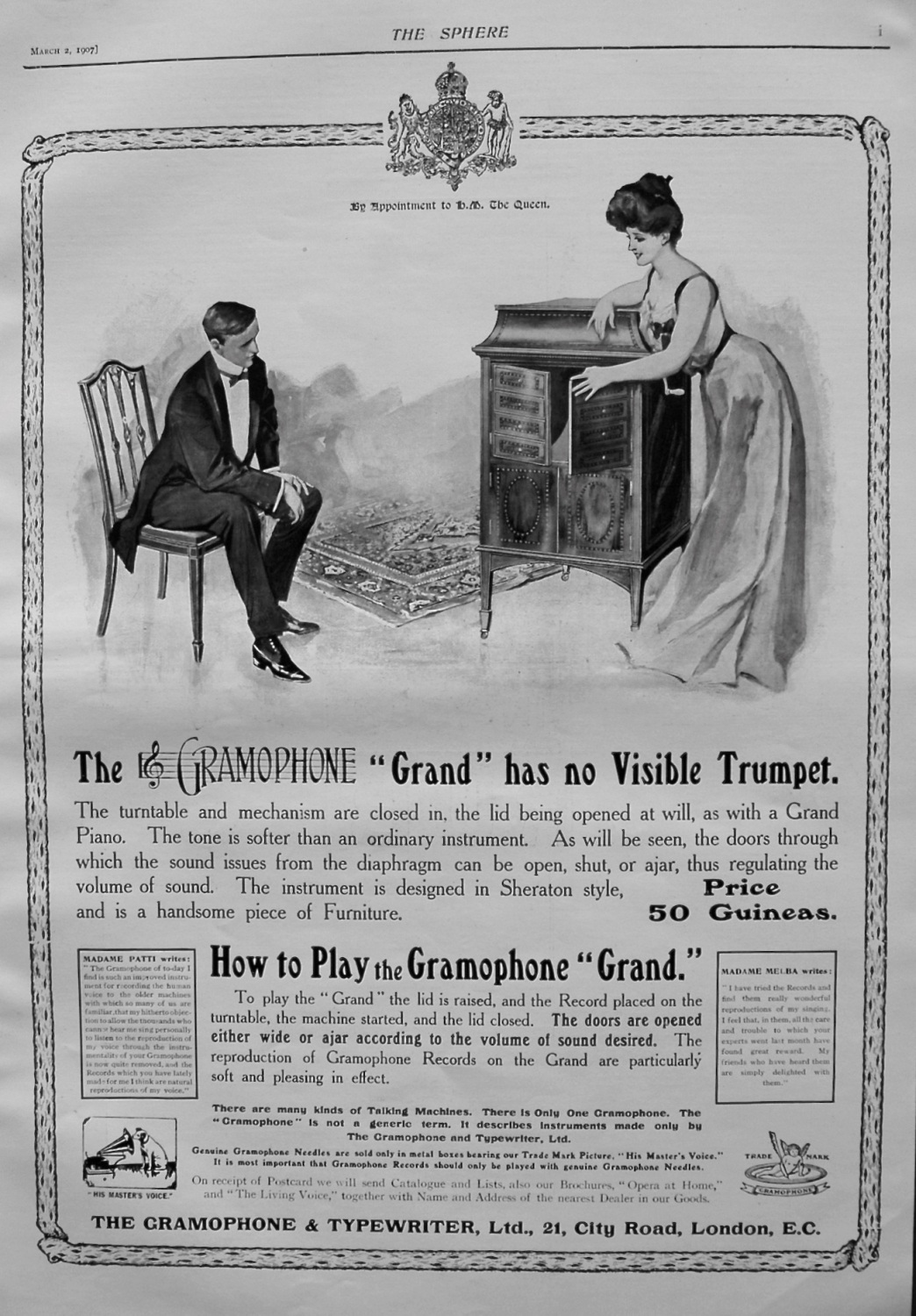 The Gramophone & Typewriter, Ltd. 1907