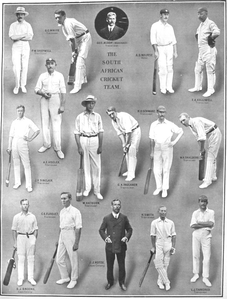 The Pick of South Africa's Cricketers ; Who are to Play England this Summer. 1907