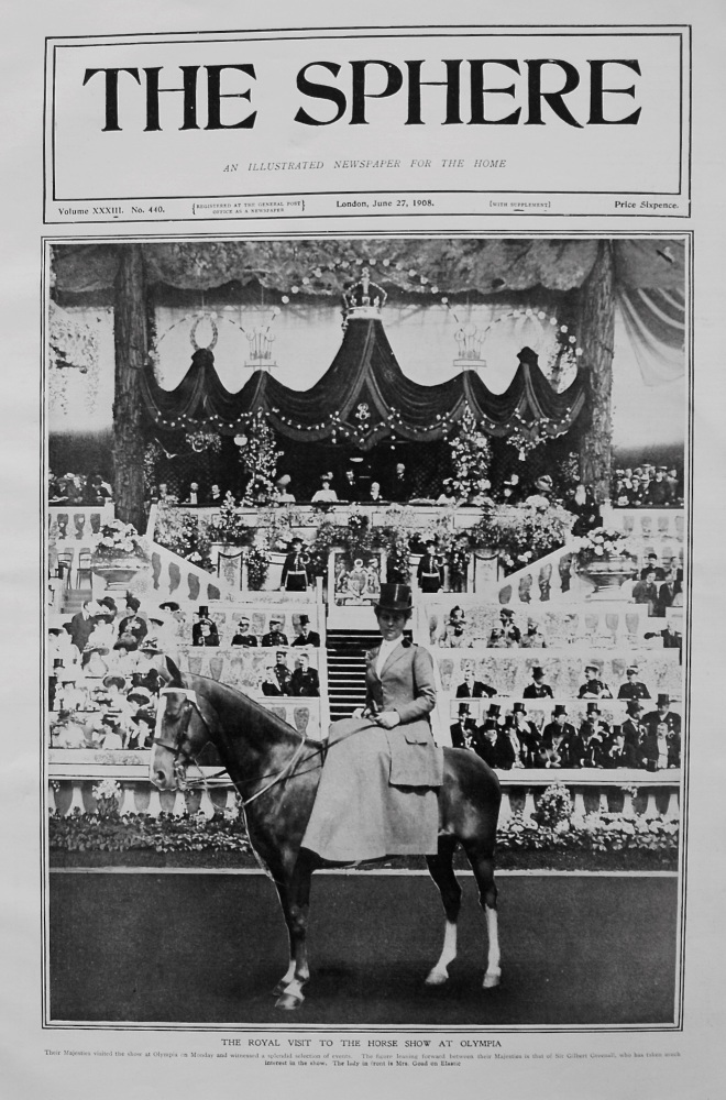 Royal Visit to the Horse Show at Olympia. 1908