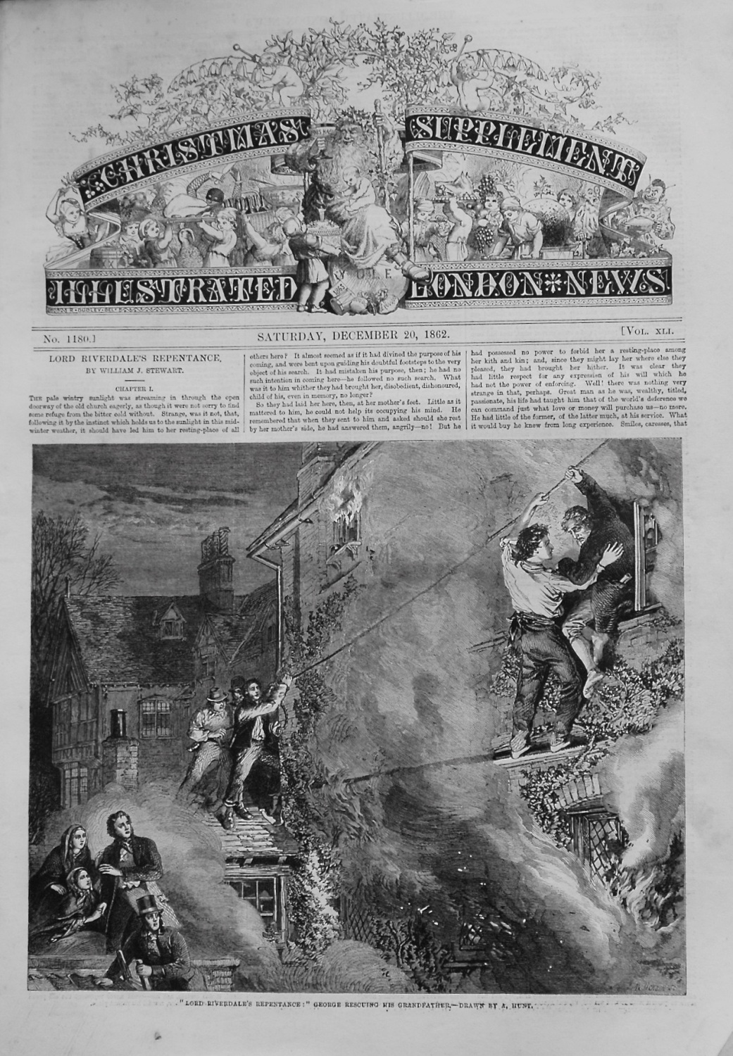 Illustrated London News. (Supplement) for December 20th 1862