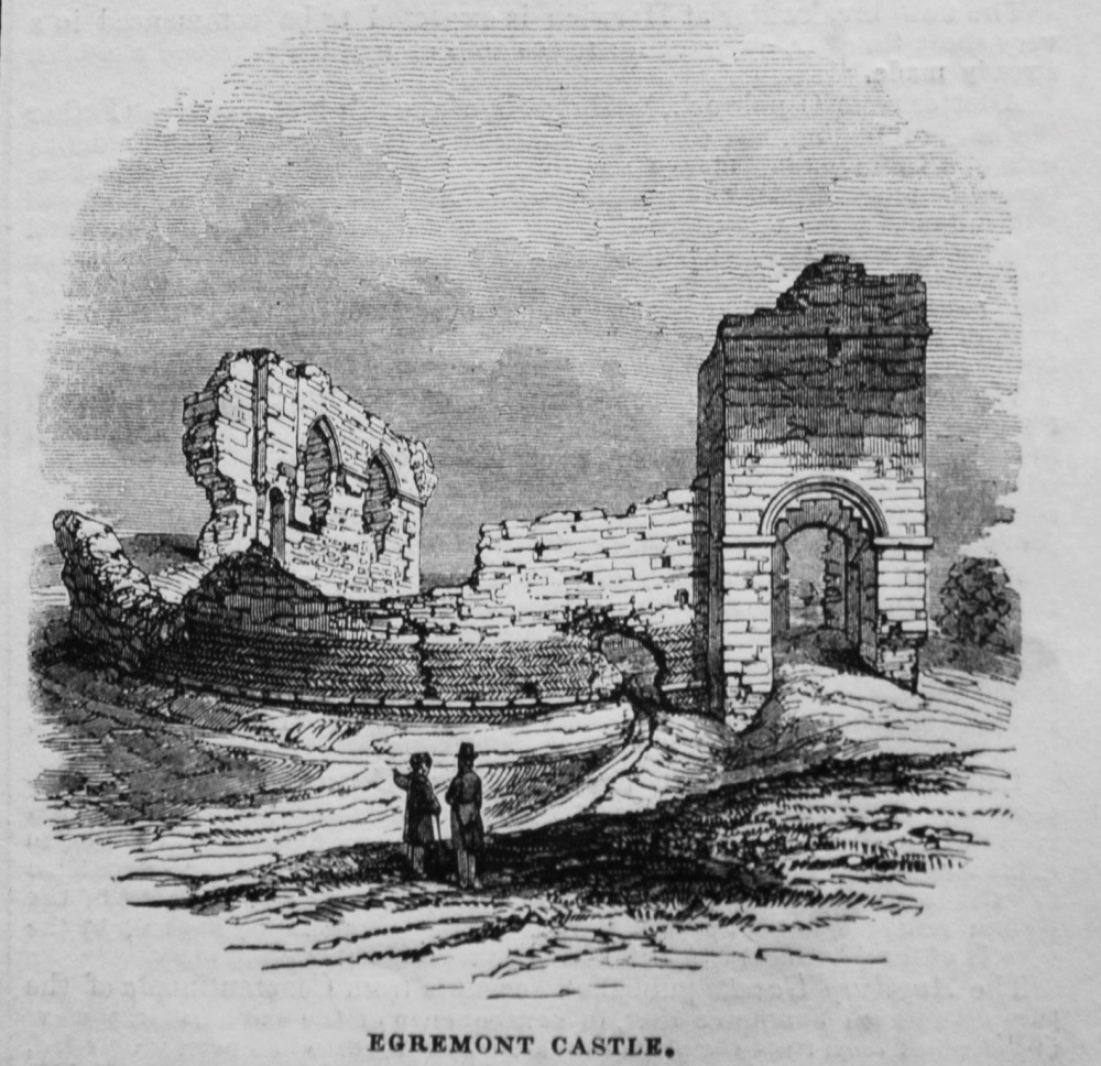 Egremont Castle, Cumberland. 1845 