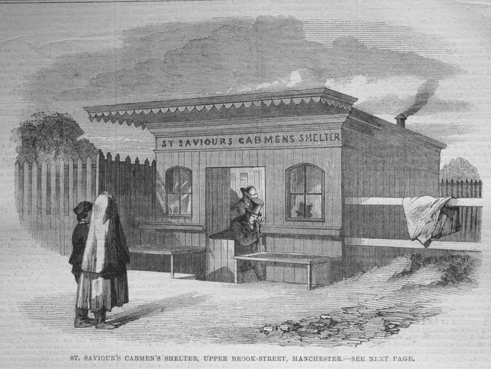 St. Saviour's Cabmen's Shelter, Upper Brook-Street, Manchester. 1862.