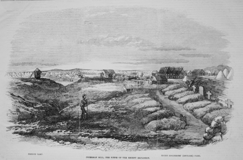 Inkerman Mill, the Scene of the Recent Explosion. 1855