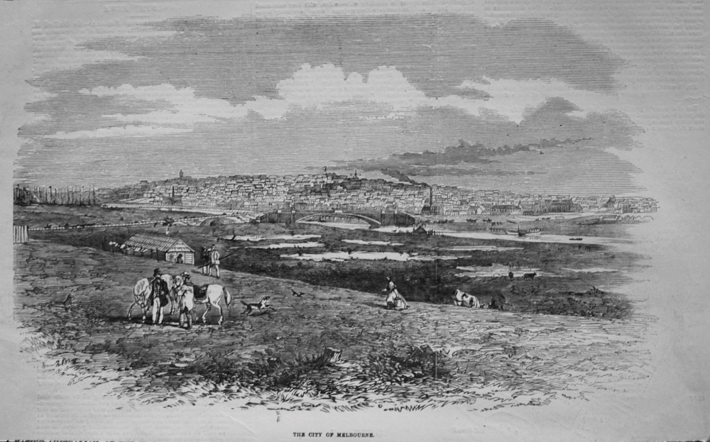 City of Melbourne. 1855