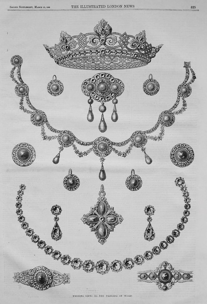 Wedding Gifts to the Princess of Wales. 1863