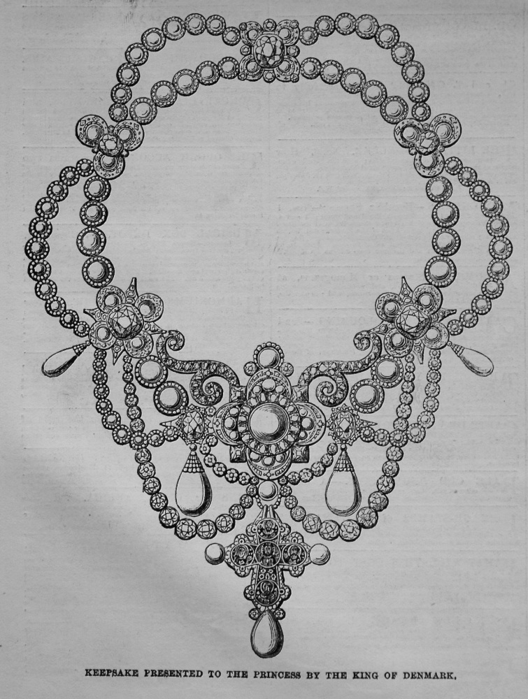 Keepsake Presented to the Princess by the King of Denmark. 1863