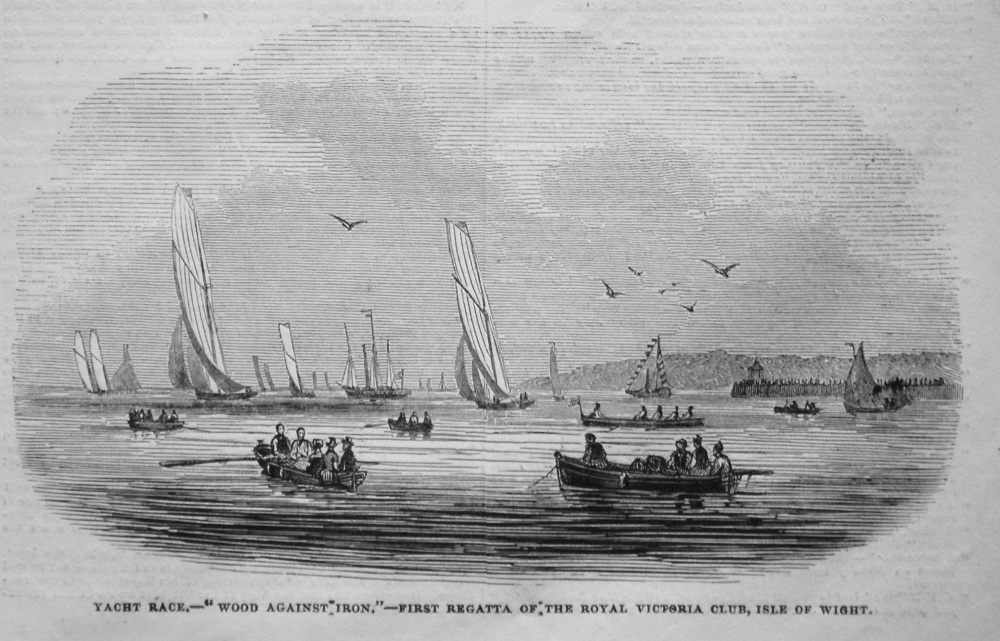 The Royal Yacht Club Regatta, Ryde. 1845