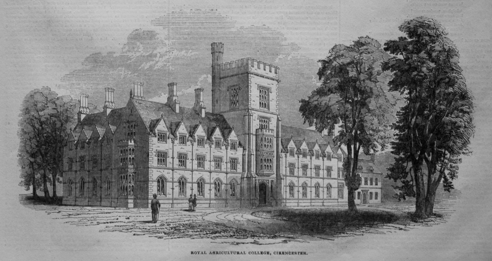 Royal Agricultural College, Cirencester. 1845
