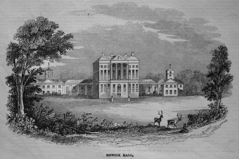 Howick Hall. 1845