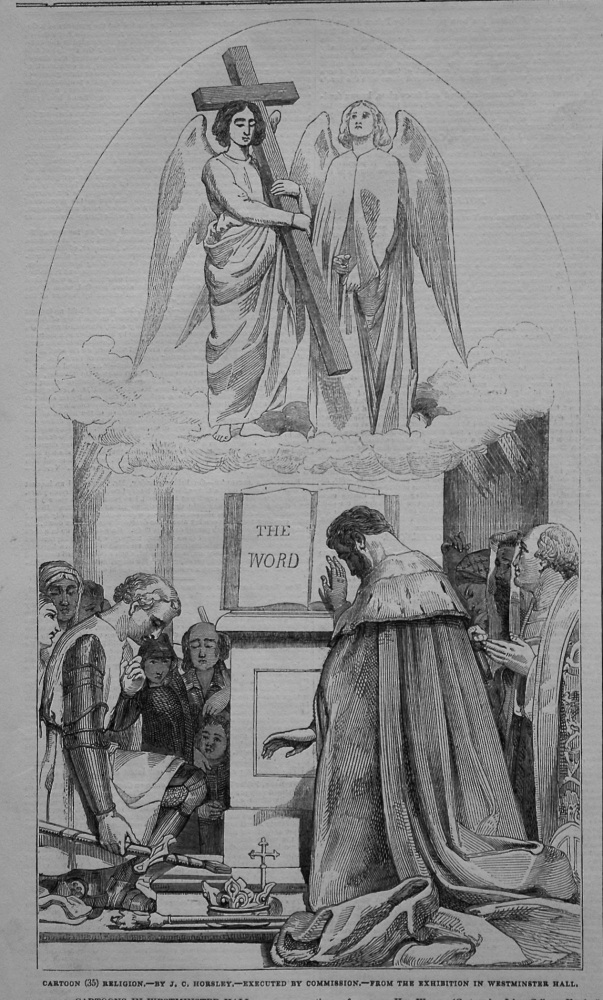 Cartoons in Westminster Hall. 1845