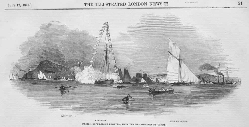 Bristol Channel Regatta. 1845
