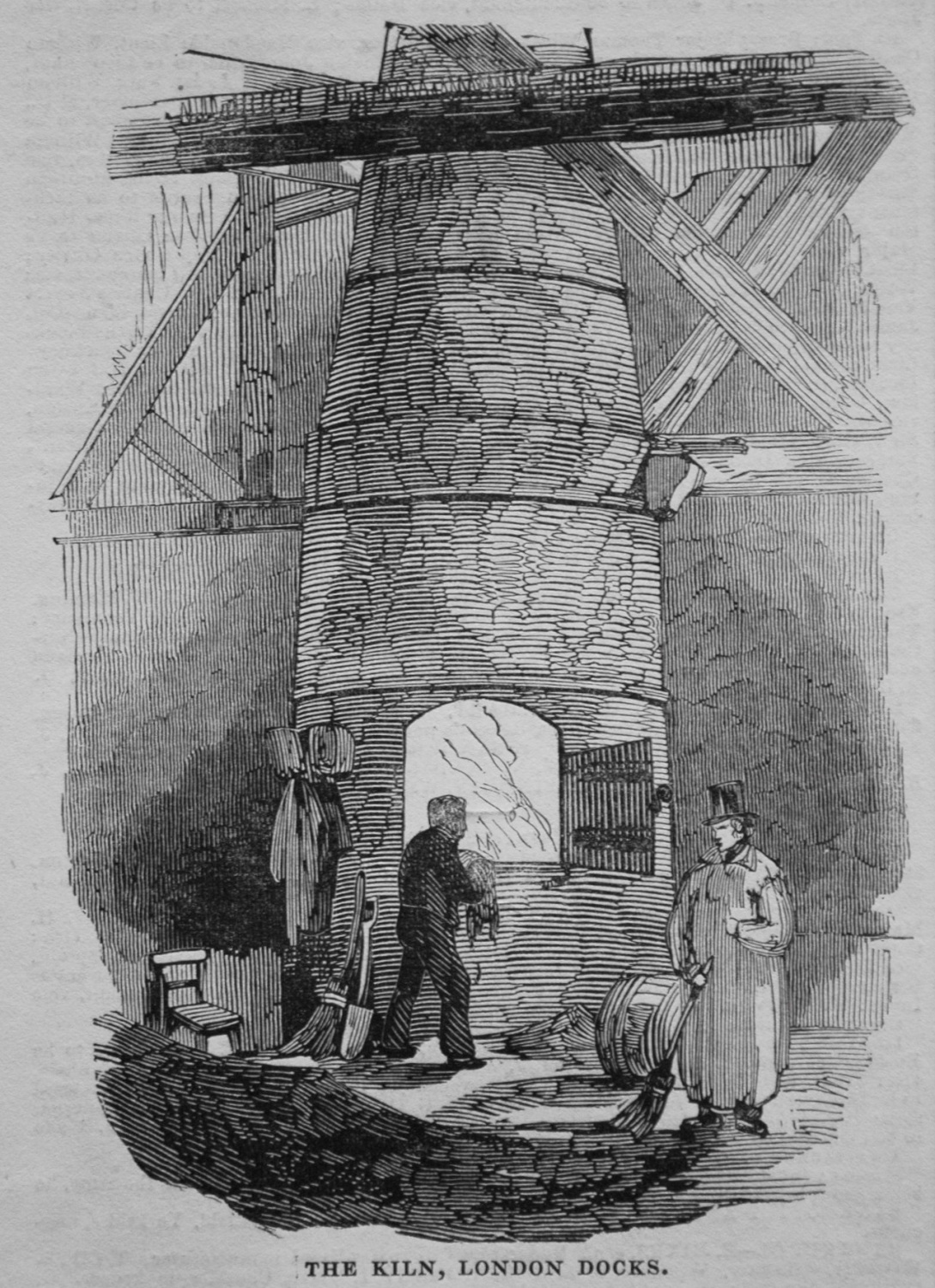 The Kiln, London Docks. 1845