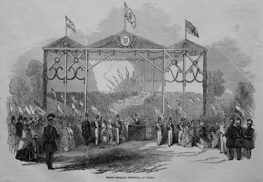 Grand Musical Festival, at Gotha. 1845