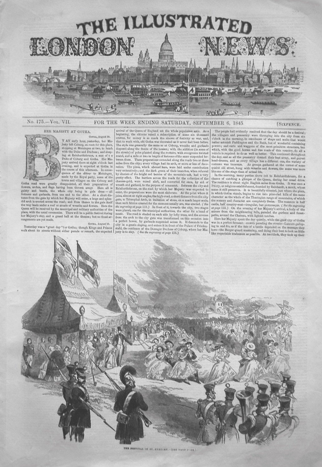 Illustrated London News. September 6th, 1845.