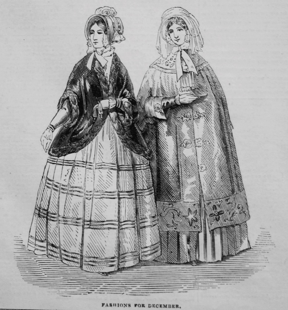 Fashions for December. 1845