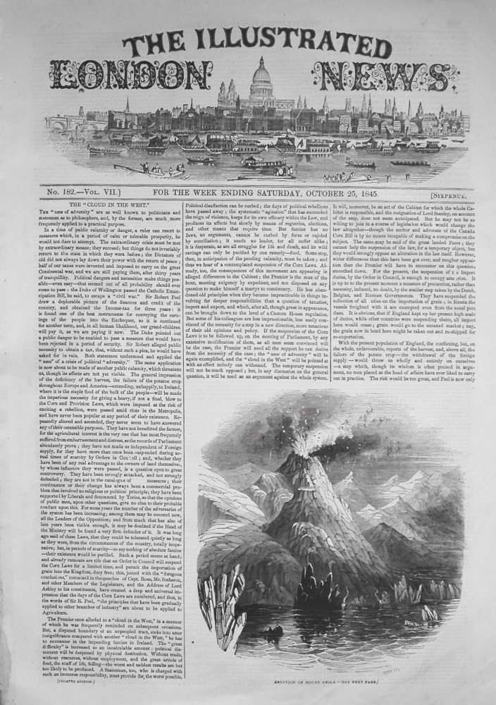 Illustrated London News, October 25th, 1845.
