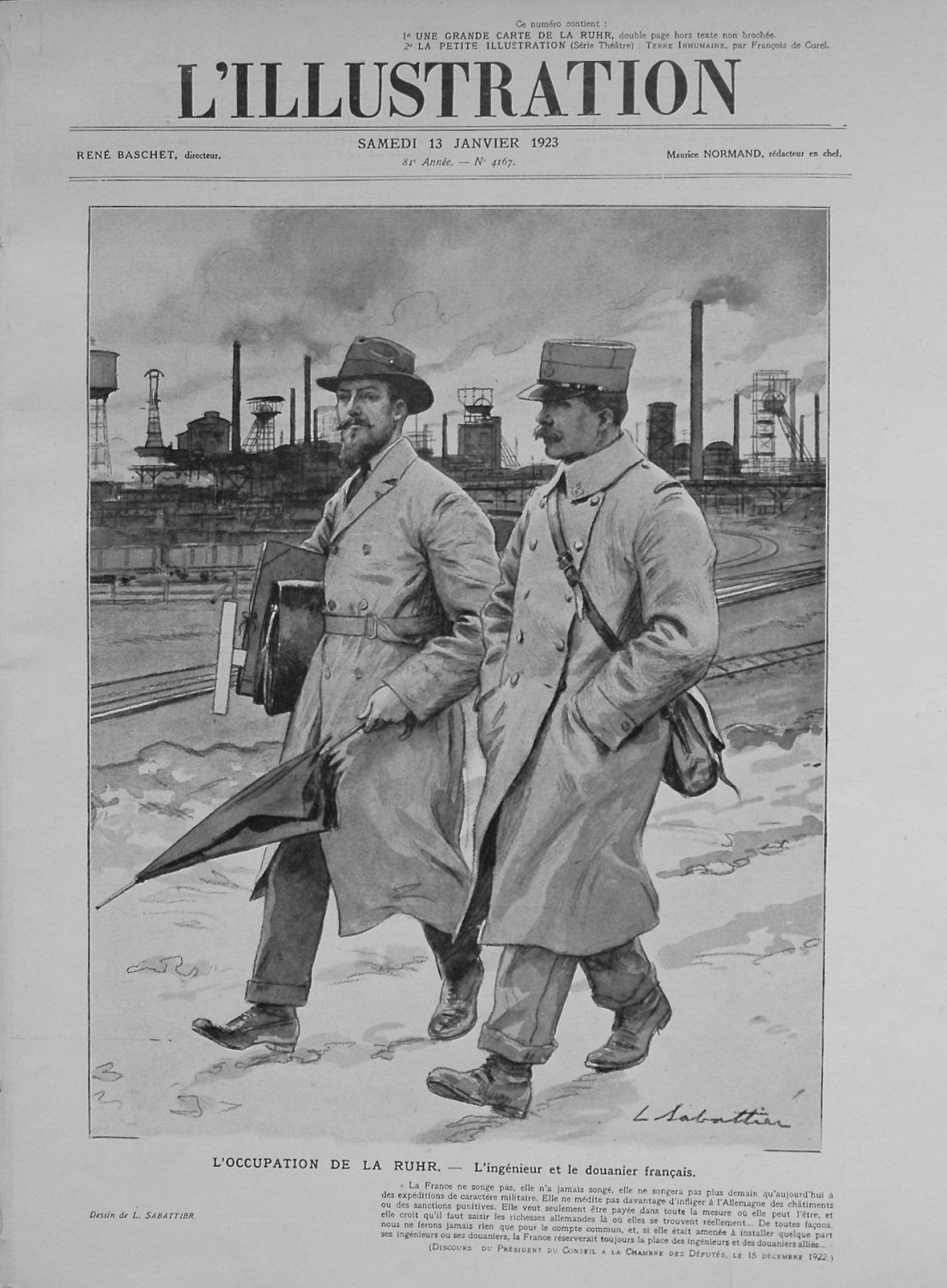 Illustration. January 13th. 1923. 