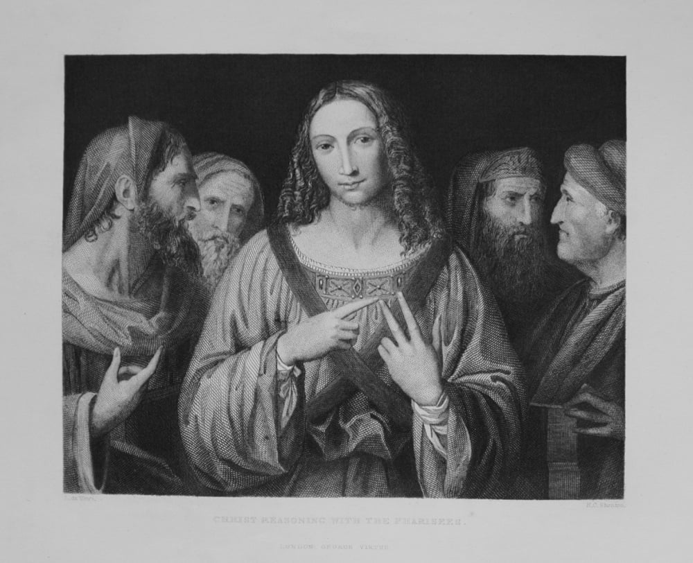 Christ Reasoning With The Pharisees. 1849