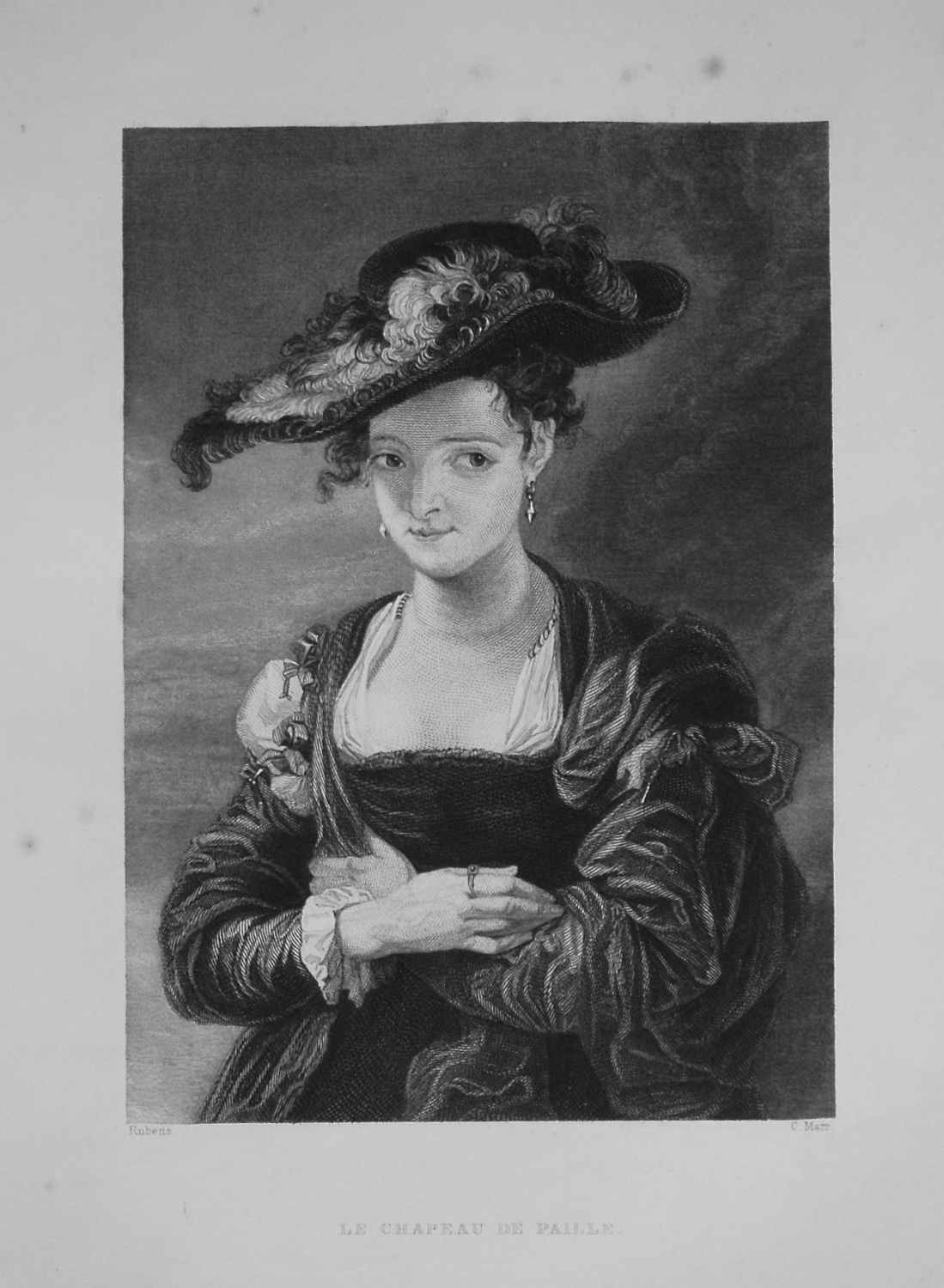 Le Chapeau De Paille. 1849