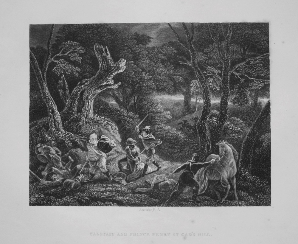 Falstaff And Prince Henry At Gad's Hill. 1849