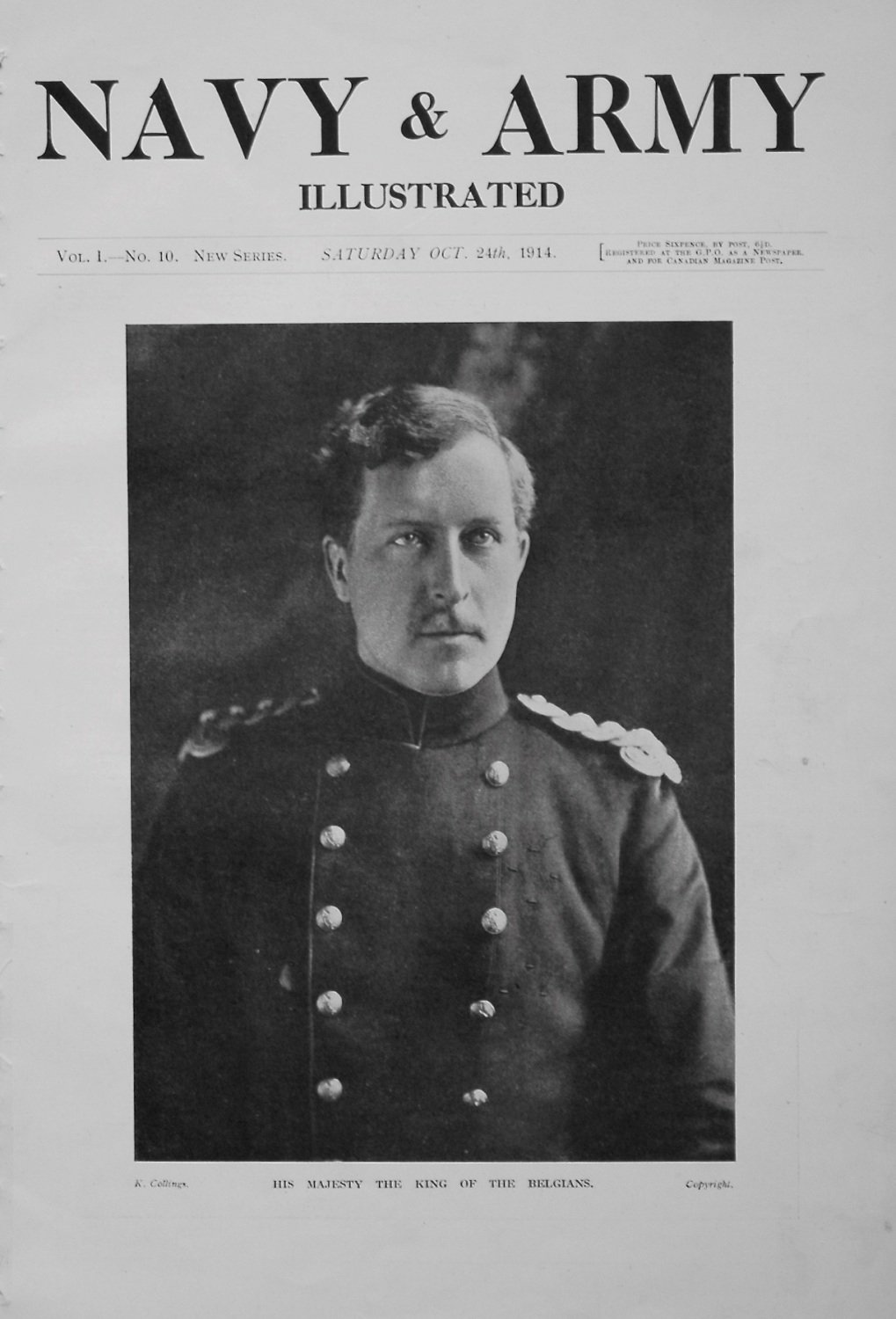 Navy & Army Illustrated. October 24th, 1914.